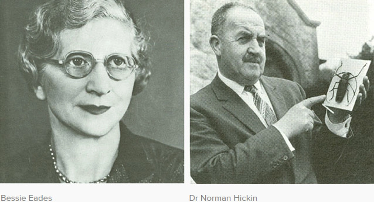 Bessie Eades and Dr Norman Hickin