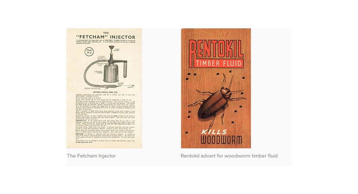 Rentokil Woodworm Injector and Timber fluid